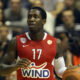 Patrick Beverley Patrik Beverli kosarkas Olimpijakosa Pirej na utakmici Evrolige protiv Partizana u hali Pionir 26.11.2009. godine Foto: Marko Metlas