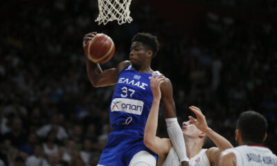 KOSTAS ANTETOKOUNMPO Kostas Adetokunbo kosarkas Grcke na utakmici kvalifikacija za FIBA svetsko prventsvo protiv Srbije u Beogradskoj Areni, Beograd 25.08.2022. godine Foto: Ivica Veselinov / MN PRESS KOSARKA, BASKETBALL, SRBIJA, GRCKA, SERBIA, GREECE, FIBA, WORLD CUP, QUALIFICATIONS, KVALIFIKACIJE