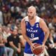 NICK CALATHES Nik Kalates, kosarkas Grcke, na utakmici kvalifikacija za Svetsko prvenstvo protiv Srbije, u Beogradskoj Stark Areni. Beograd, 25.08.2022. foto: Nebojsa Parausic Kosarka, FIBA, Srbija, Grcka