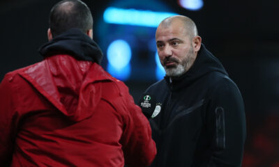 DEJAN STANKOVIC, trener Ferencvarosa, na utakmici UEFA Lige Konferencija protiv Cukarickog na stadionu Dubocica. Leskovac, 30.11.2023. foto: Ivica Veselinov / MN PRESS Fudbal, UEFA Liga Konferencije, Cukaricki, Ferencvaros