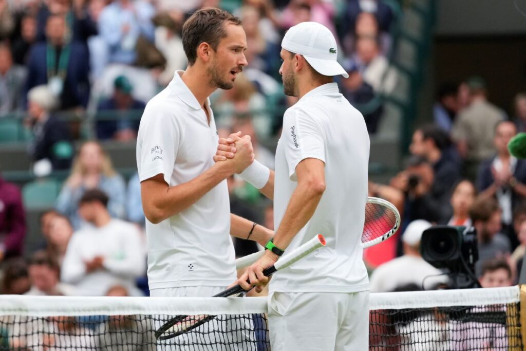 Dimitrov i Medvedev Vimbldon