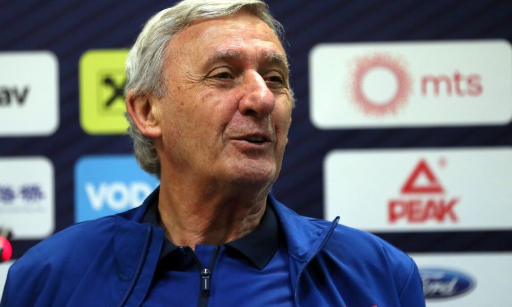 SVETISLAV PESIC selektor i trener na press konferenciji kosarkasa Srbije, u Beogradskoj areni Beograd, 10.07.2024. foto: MN Press / vm Kosarka, Srbija, Reprezentacija Srbije, Olimpijske igre, Press konferencija