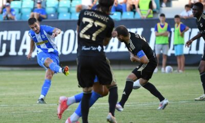 fudbaler OFK Beograda na utakmici Superlige Prvenstva Srbije protiv Cukarickog na stadionu Kraljevica, Zajecar, 09.08.2024. godine Foto: Mladjan Ivanovic/ MN PRESS Fudbal, OFK Beograd, Superliga Prvenstvo Srbije, Cukaricki