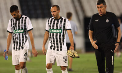 fudbaler Partizana na utakmici plej ofa kvalifikacija UEFA Lige Konferencija protiv Genta na stadionu Partizana, Beograd 22.08.2024. godine Foto: Marko Metlas Fudbal, Partizan, UEFA Liga Konferencija, Gent