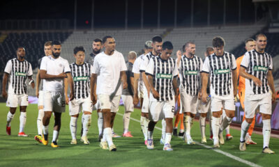 fudbaler Partizana na utakmici kvalifikacija za UEFA Ligu Evropa protiv Lugana na stadionu Partizana, Beograd 08.08.2024. godine Foto: Marko Metlas Fudbal, Partizan, Kvalifikacije UEFA Liga Evropa, Lugano