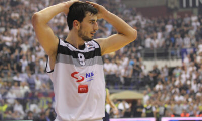 Leo Westermann Vesterman kosarka Partizan utakmica Evroliga protiv Fenerbahce Istanbul u hali Pionir 08.11.2013. godine Foto: Marko Metlas