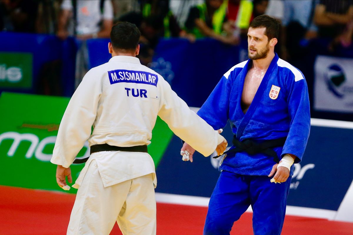 MEDITERANSKE IGRE ORAN 2022 , MEDITERRANEAN GAMES - ALEKSANDAR KUKOLJ dzudista Srbije, Oran 01.07.2022. godine Foto: Ivica Veselinov / MN PRESS MEDITERANSKE IGRE, ORAN 2022, DZUDO, JUDO, SRBIJA, SERBIA