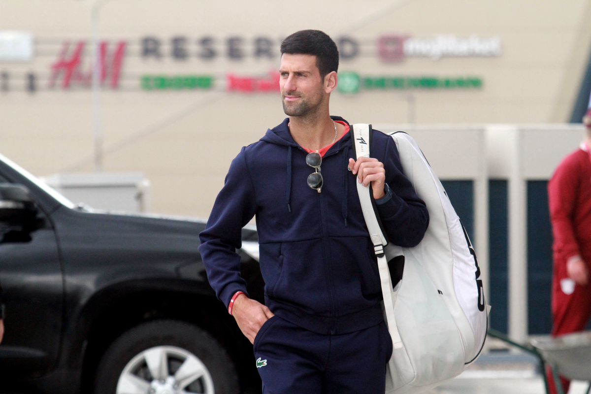 NOVAK DJOKOVIC, teniser Srbije, na treningu, na Srpska open. Banja Luka, 18.04.2023. foto: MN Press / ag Tenis