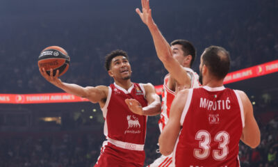 MAODO LO kosarkas Emporio Armani Olimpija Milano na utakmici Evrolige protiv Crvene zvezde u hali Stark Beogradska arena, Beograd 24.11.2023. godine Foto: Marko Metlas Kosarka, Crvena zvezda, Evroliga, Emporio Armani Milano