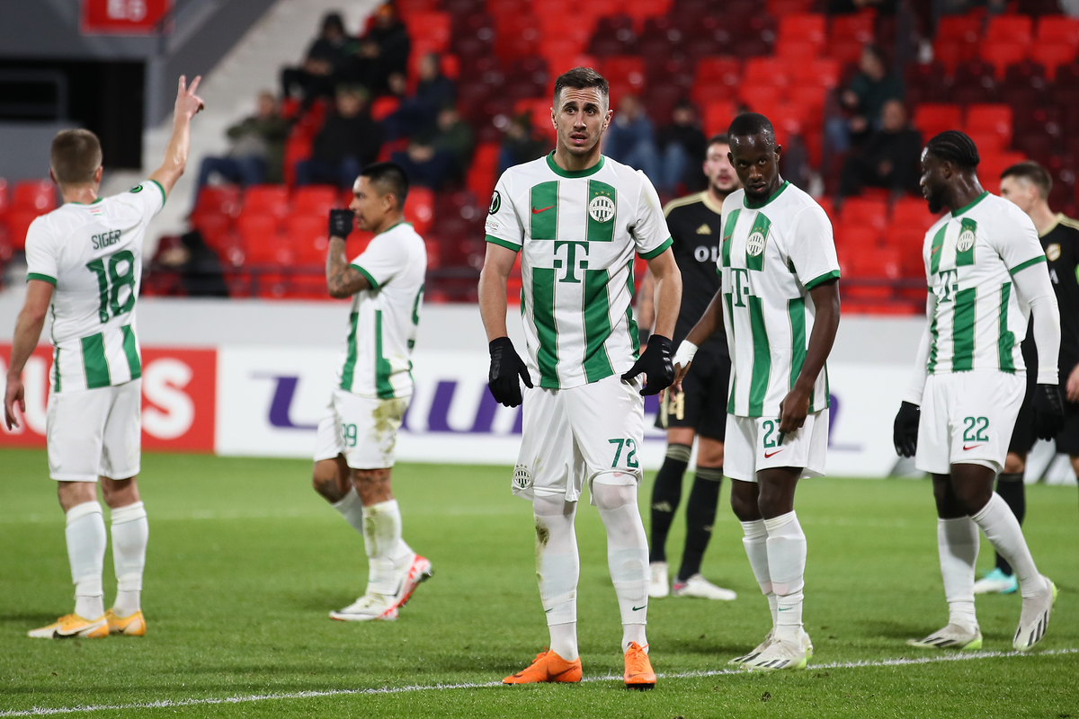 ALEKSANDAR PESIC, fudbaler Ferencvarosa na utakmici UEFA Lige Konferencija protiv Cukarickog na stadionu Dubocica. Leskovac, 30.11.2023. foto: Ivica Veselinov / MN PRESS Fudbal, UEFA Liga Konferencije, Cukaricki, Ferencvaros