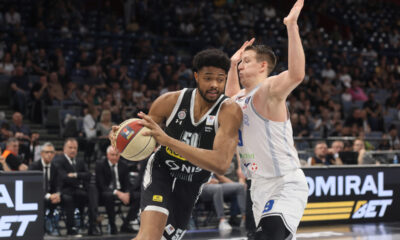 BRUNO CABOCLO Bruno Kaboklo kosarkas Partizana na utakmici Jadranske ABA lige protiv Zadra u hali Stark Beogradska arena, Beograd 08.04.2024. godine Foto: Marko Metlas Kosarka, Partizan, Jadranska ABA liga, Zadar