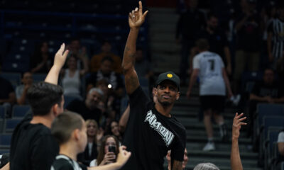 JAMES NUNNALLY Dzejms Naneli kosarkas Partizana na utakmici polufinala plejofa Kosarkaske Superlige Srbije protiv Mega MIS u hali Beogradska Arena, Beograd 24.05.2024. godine Foto: DS / MN PRESS KOSARKA, BASKETBALL, KLS, SUPERLIGA, PRVENSTVO SRBIJE, NATIONAL CHAMPIONSHIP, PARTIZAN, MEGA MIS