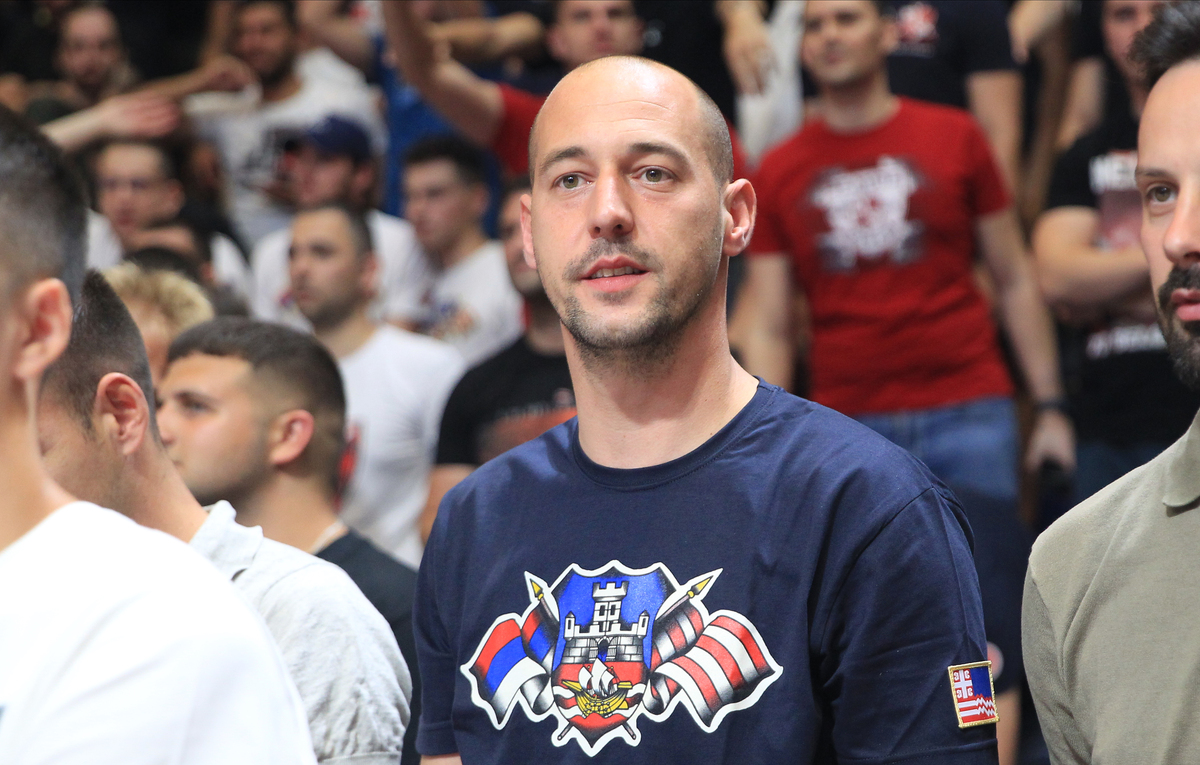 MILAN BORJAN bivsi golman Crvene zvezde na utakmici finala plej ofa prvenstva Srbije protiv Partizana u hali Aleksandar Nikolic Pionir, Beograd 03.06.2024. godine Foto: MN Press / vm Kosarka, Crvena zvezda, Prvenstvo Srbije, Partizan, Plej of