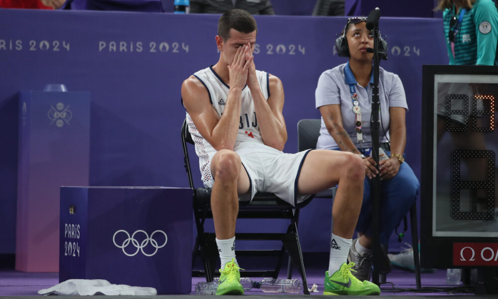 STRAHINJA STOJACIC basket 3x3 Srbija, XXXIII LETNJE OLIMPIJSKE IGRE, PARIZ 2024 - XXXIII SUMMER OLYMPIC GAMES, PARIS 2024 - Pariz 03.08.2024. godine Foto: Ivica Veselinov / MN Press OKS, XXXIII LETNJE OLIMPIJSKE IGRE, PARIZ 2024, XXXIII SUMMER OLYMPIC GAMES, PARIS 2024