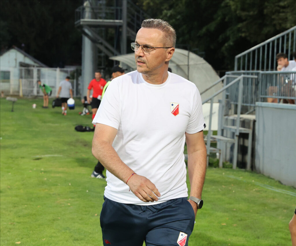 BOZIDAR BANDOVIC trener fudbalera Vojvodine na utakmici prvenstva Srbije protiv Cukarickog na stadionu Cukarickog, Beograd 04.08.2024. godine Foto: MN press/mr Fudbal, Cukaricki, Prvenstvo Srbije, Vojvodina