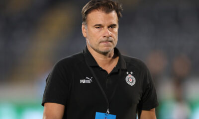 ALEKSANDAR STANOJEVIC trener fudbalera Partizana na utakmici kvalifikacija za UEFA Ligu Evropa protiv Lugana na stadionu Partizana, Beograd 08.08.2024. godine Foto: Marko Metlas Fudbal, Partizan, Kvalifikacije UEFA Liga Evropa, Lugano