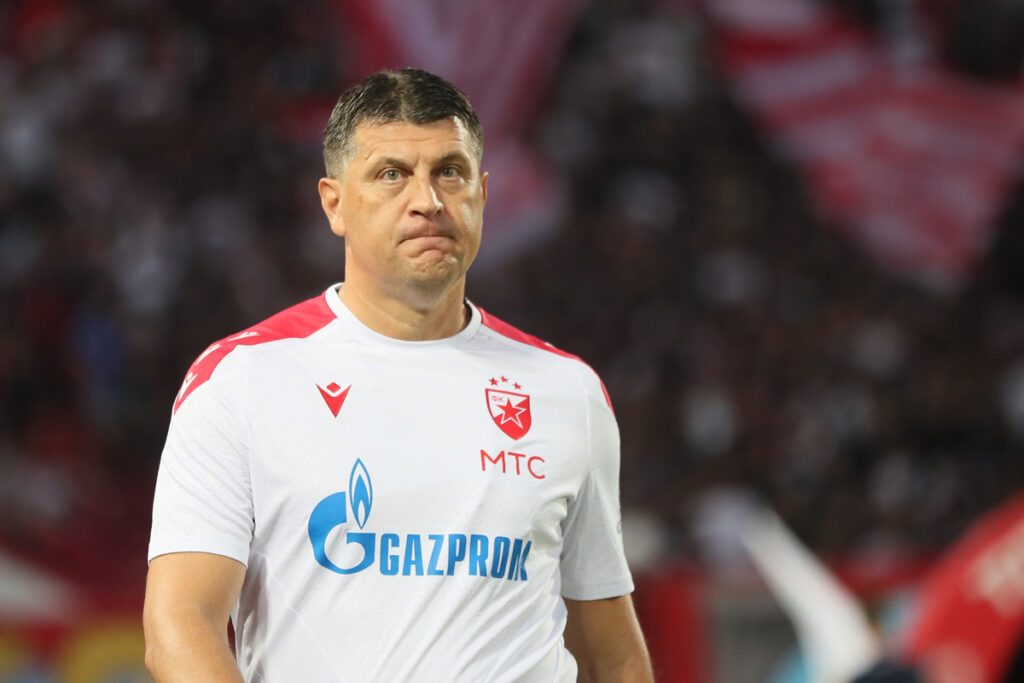 VLADAN MILOJEVIC trener fudbalera Crvene zvezde na utakmici Superlige Prvenstva Srbije protiv Novog Pazara na stadionu Rajka Mitica, Beograd, 10.08.2024. godine Foto: Marko Metlas Fudbal, Crvena zvezda, Superliga Prvenstvo Srbije, Novi Pazar