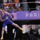 Anthony Ammirati, of France, competes in the men's pole vault qualification at the 2024 Summer Olympics, Saturday, Aug. 3, 2024, in Saint-Denis, France. (AP Photo/Bernat Armangue)