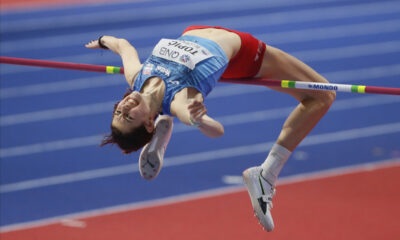 ANGELINA TOPIC atleticarka Srbije na Svetskom Dvoranskom Prvenstvu Sveta u atletici u hali Stark Arena, Beograd 19.03.2021. godine Foto: Ivica Veselinov / MN PRESS WORLD ATHLETICS INDOOR CHAMPIONSHIP, BELGRADE 2022