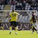 Lazio's Boulaye Dia, left, celebrates after scoring his side's second goal during a Serie A soccer match between Torino FC and Lazio at the Stadio Olimpico Grande Torino in Turin, north west Italy, Sunday, Sept. 29, 2024. (Fabio Ferrari/LaPresse via AP)