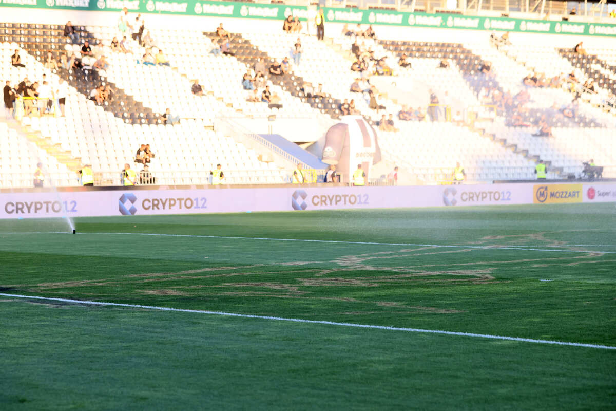 Stadion Partizana na utakmici Superlige Prvenstva Srbije protiv Crvene zvezde na stadionu JNA, Beograd, 23.09.2024. godine Foto: Marko Metlas Fudbal, Crvena zvezda, Superliga Prvenstvo Srbije, Partizan