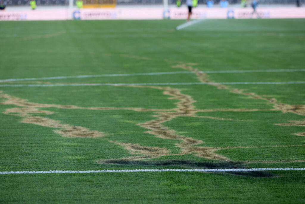 Stadion Partizana na utakmici Superlige Prvenstva Srbije protiv Crvene zvezde na stadionu JNA, Beograd, 23.09.2024. godine Foto: Marko Metlas Fudbal, Crvena zvezda, Superliga Prvenstvo Srbije, Partizan