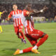 fudbaler Crvene zvezde na utakmici Superlige Prvenstva Srbije protiv Partizana na stadionu JNA, Beograd, 23.09.2024. godine Foto: Marko Metlas Fudbal, Crvena zvezda, Superliga Prvenstvo Srbije, Partizan