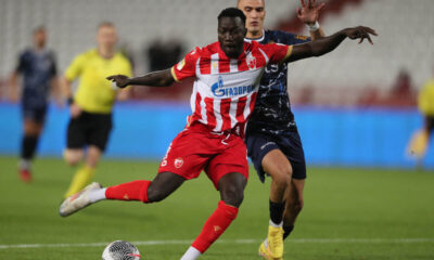 fudbaler Crvene zvezde na utakmici Superlige Prvenstva Srbije protiv Napretka Krusevac na stadionu Rajka Mitica, Beograd, 14.09.2024. godine Foto: Marko Metlas Fudbal, Crvena zvezda, Superliga Prvenstvo Srbije, Napredak Krusevac