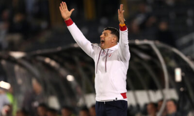 Trener Crvene zvezde na utakmici Superlige Prvenstva Srbije protiv Partizana na stadionu JNA, Beograd, 23.09.2024. godine Foto: Marko Metlas Fudbal, Crvena zvezda, Superliga Prvenstvo Srbije, Partizan