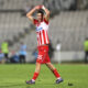 fudbaler Crvene zvezde na utakmici Superlige Prvenstva Srbije protiv Partizana na stadionu JNA, Beograd, 23.09.2024. godine Foto: Marko Metlas Fudbal, Crvena zvezda, Superliga Prvenstvo Srbije, Partizan