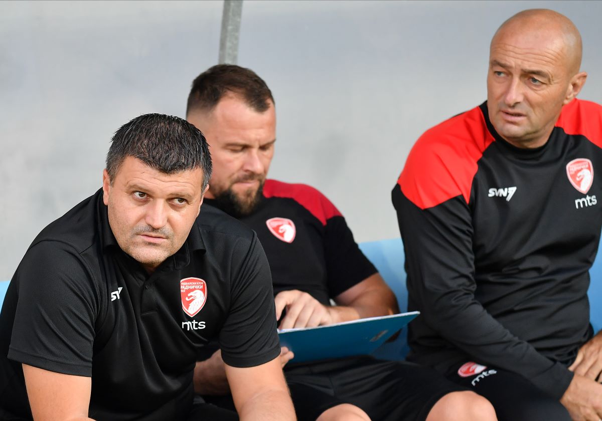 fudbaler Crvene zvezde na utakmici Superlige Prvenstva Srbije protiv Radnickog 1923 na stadionu Metalac, Gornji Milanovac, 01.09.2024. godine Foto: MN press/mi Fudbal, Crvena zvezda, Superliga Prvenstvo Srbije, Radnicki Kragujevac, Radnicki 1923