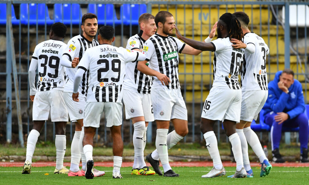 fudbaler Partizana na utakmici Superlige Prvenstva Srbije protiv Mladosti na stadionu Mladosti, Lucani 29.09.2024. godine Foto: MN press/mi Fudbal, Partizan, Superliga Prvenstvo Srbije, Mladost Lucani