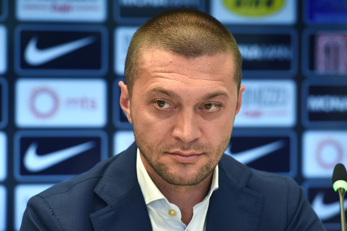 ILIJA STOLICA, novi trener Partizana, na promociji na Stadionu JNA. IVICA ILIEV. Beograd, 09.06.2022. foto: Nebojsa Parausic Fudbal, Partizan