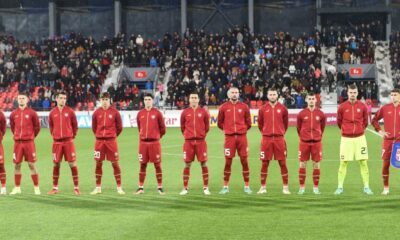 Mladi fudbaleri Srbije U21, na utakmici kvalifikacija za Evropsko prvenstvo protiv Severne Irske, na stadionu Dubocica. Leskovac, 26.03.2024. foto: Nebojsa Parausic Fudbal, U21, Srbija, Severna Irska