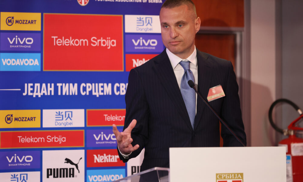 NEMANJA VIDIC delegat Skupstina Fudbalskog saveza Srbije u sportskom centru FSS, Stara Pazova 28.05.2024. godine Foto: Marko Metlas Fudbal, Srbija, Skusptina, Fudbalski savez Srbije