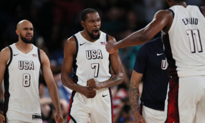 KEVIN DURANT Kevin Durent kosarkas SAD, XXXIII LETNJE OLIMPIJSKE IGRE, PARIZ 2024 - XXXIII SUMMER OLYMPIC GAMES, SERBIA-USA BASKETBALL, PARIS 2024 - Pariz 08.08.2024. godine Foto: Ivica Veselinov / MN Press OKS, XXXIII LETNJE OLIMPIJSKE IGRE, PARIZ 2024, XXXIII SUMMER OLYMPIC GAMES, PARIS 2024