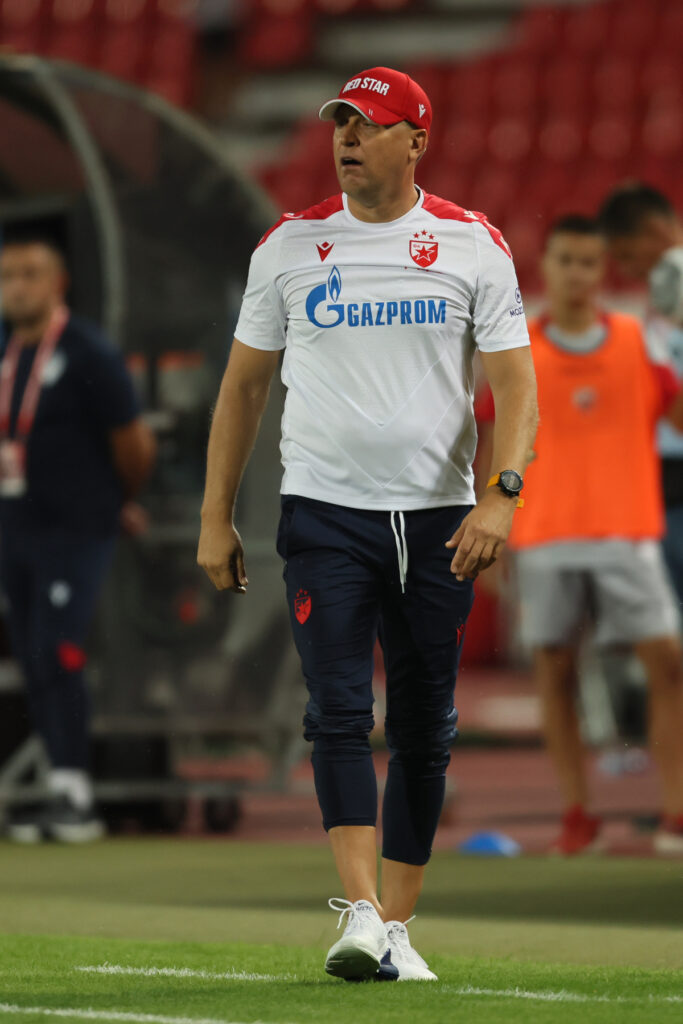 VLADAN MILOJEVIC trener fudbalera Crvene zvezde na utakmici Superlige Prvenstva Srbije protiv Novog Pazara na stadionu Rajka Mitica, Beograd, 10.08.2024. godine Foto: Marko Metlas Fudbal, Crvena zvezda, Superliga Prvenstvo Srbije, Novi Pazar