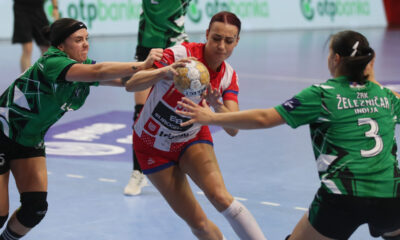 TEODORA VELICKOVIC rukometasica Crvene zvezde na utakmici Superkupa Srbije protiv Zeleznicara u SC Slana Bara, Novi Sad 04.09.2024. godine Foto: Ivica Veselinov / MN PRESS RUKOMET, HANDBALL, SUPERKUP SRBIJE, SUPERCUP, CRVENA ZVEZDA, ZELEZNICAR INDJIJA