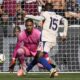 Chelsea's Nicolas Jackson scores during the English Premier League soccer match between West Ham United and Chelsea at the London stadium in London, Saturday, Sept. 21, 2024. (AP Photo/Alastair Grant)