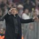 Dinamo's head coach Sergej Jakirovic gestures to his players from the sidelines during the Champions League opening phase soccer match between Bayern Munich and GNK Dinamo at the Allianz Arena in Munich, Germany Tuesday, Sept. 17, 2024. (AP Photo/Matthias Schrader)