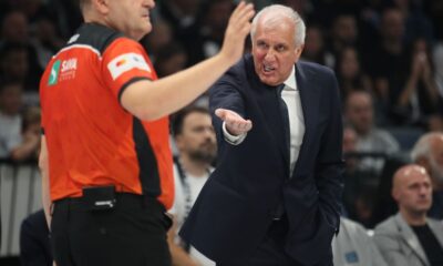 kosarkas Partizana na utakmici ABA lige protiv Borca u hali Beogradska Arena, Beograd 25.09.2024. godine Foto: Ivica Veselinov / MN PRESS KOSARKA, BASKETBALL, ABA LIGA, ABA LEAGUE, PARTIZAN, KK BORAC CACAK