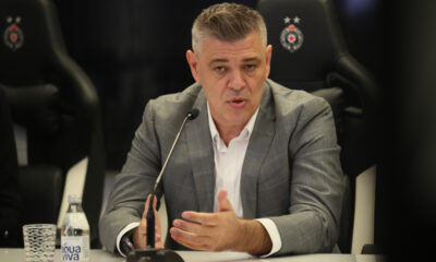 trener Partizana na promociji na stadionu Partizana, Beograd 30.09.2024. godine Foto: Ivica Veselinov / MN PRESS FUDBAL, FOOTBALL, FK PARTIZAN, TRENER, KONFERENCIJA, PROMOCIJA