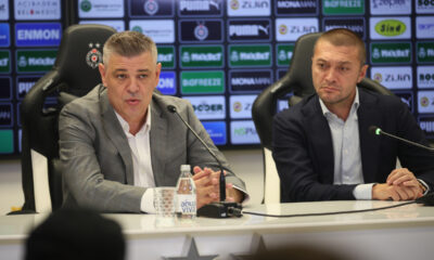 trener Partizana na promociji na stadionu Partizana, Beograd 30.09.2024. godine Foto: Ivica Veselinov / MN PRESS FUDBAL, FOOTBALL, FK PARTIZAN, TRENER, KONFERENCIJA, PROMOCIJA