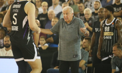 kosarkas Partizana na prijateljskoj utakmici protiv AEK-a u hali 3 Beogradskog Sajma, Beograd 13.09.2024. godine Foto: Ivica Veselinov / MN PRESS KOSARKA, BASKETBALL, PARTIZAN, AEK