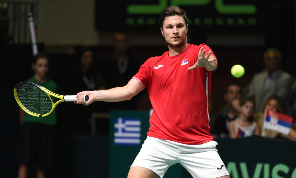 DAVIS CUP SERBIA vs GREECE MIOMIR KECMANOVIC Beograd, 14.09.2024. foto: Nebojsa Parausic Tenis, Srbija, Grcka