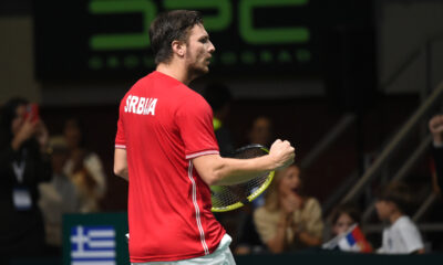 DAVIS CUP SERBIA vs GREECE MIOMIR KECMANOVIC Beograd, 14.09.2024. foto: Nebojsa Parausic Tenis, Srbija, Grcka