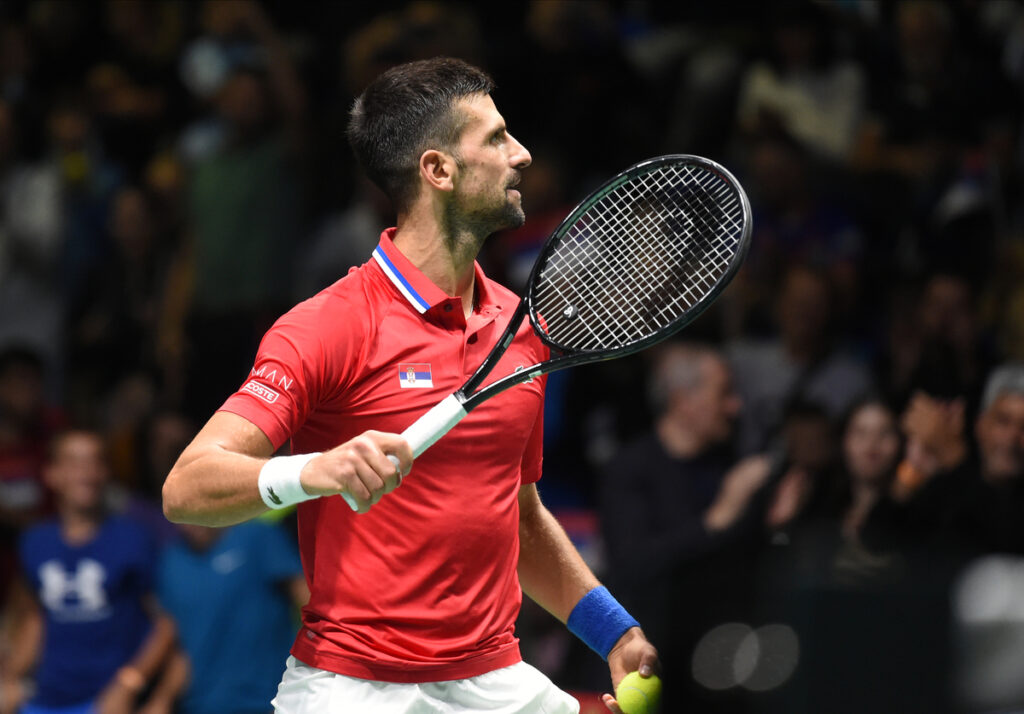 DAVIS CUP SERBIA vs GREECE NOVAK DJOKOVIC Beograd, 14.09.2024. foto: Nebojsa Parausic Tenis, Srbija, Grcka