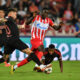 fudbaler Crvene zvezde na utakmici UEFA Lige sampiona protiv Benfike na stadionu Rajko Mitic, Beograd 19.09.2024. godine Foto: MN Press/mi Fudbal, Crvena zvezda, UEFA Liga sampiona, Benfika