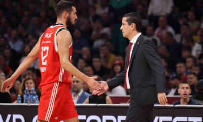 kosarkas Crvene zvezde na utakmici Evrolige protiv Baskonije u hali Stark Beogradska arena, Beograd 09.10.2024. godine Foto: Marko Metlas Kosarka, Crvena zvezda, Evroliga, Baskonija