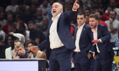 Trener Baskonije na utakmici Evrolige protiv Crvene zvezde u hali Stark Beogradska arena, Beograd 09.10.2024. godine Foto: Marko Metlas Kosarka, Crvena zvezda, Evroliga, Baskonija